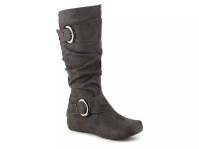 Journee Collection Jester Boot In Gray