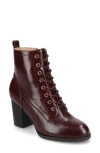 Journee Collection Journee Baylor Lace-up Boot In Burgundy
