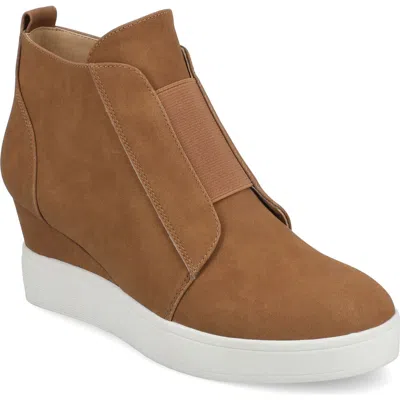 Journee Collection Journee Clara Wedge Sneaker