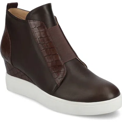 Journee Collection Journee Clara Wedge Sneaker