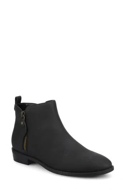 Journee Collection Journee Ellis Round Toe Bootie In Black