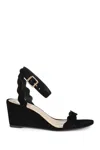 Journee Collection Journee Loucia Wedge Sandal In Black