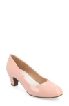 Journee Collection Journee Luu Pump In Pink Patent