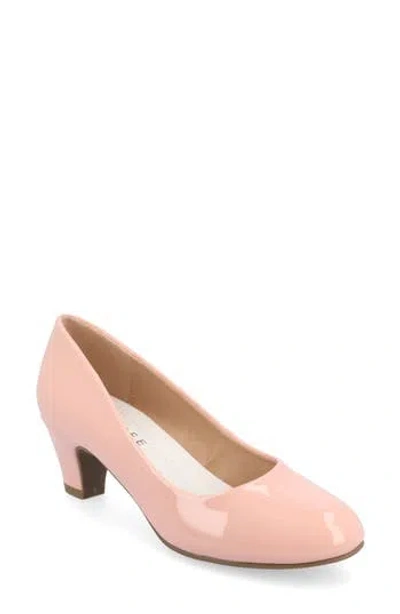 Journee Collection Journee Luu Pump In Pink Patent