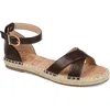 Journee Collection Journee Lyddia Espadrille Sandal In Brown