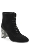 Journee Collection Journee Signature Edda Lace-up Bootie In Black