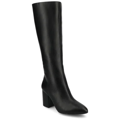 Journee Collection Journee Women's Ameylia Wide Calf Boots In Multi