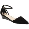 Journee Collection Journee Arkie Sliver Wedge Pump In Black