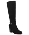 Journee Collection Avalonn Block Heel Boot In Black