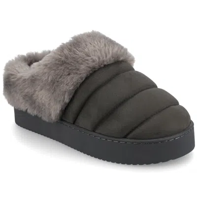 Journee Collection Journee Women's Blair Slippers In Black