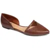 Journee Collection Women's Braely Pointed Toe Flats In Brown