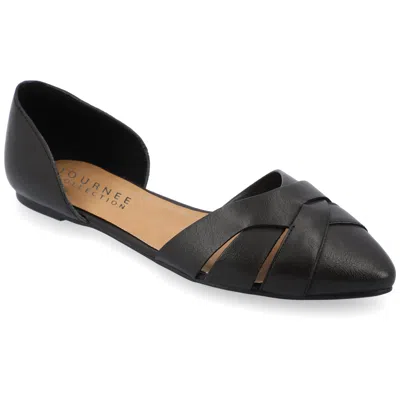 Journee Collection Journee Women's Brandee Flat In Black