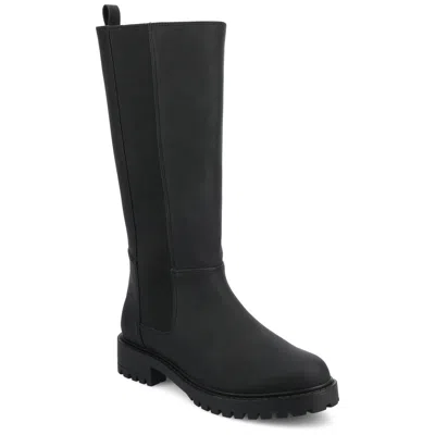 Journee Collection Journee Women's Brandi Knee High Stretch Extra Wide-calf Casual Boots In Multi