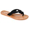 Journee Collection Journee Women's Brindle Sandal In Black