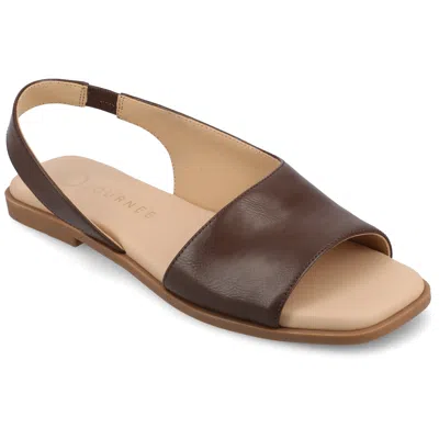 Journee Collection Journee Women's Brinsley Medium And Wide Width Flat Sandals