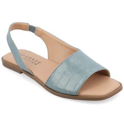 JOURNEE COLLECTION JOURNEE WOMEN'S BRINSLEY MEDIUM AND WIDE WIDTH FLAT SANDALS
