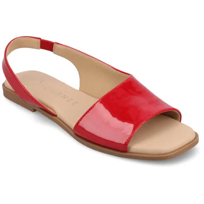 Journee Collection Journee Women's Brinsley Medium And Wide Width Flat Sandals In Multi