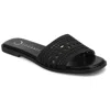 Journee Collection Brodie Slide Sandal In Black
