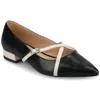 Journee Collection Camby Pointed Toe Flat In Black