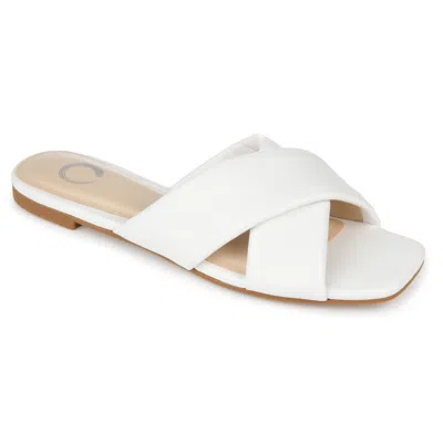 Journee Collection Journee Women's Carlotta Slide In White