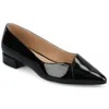 Journee Collection Carmin Pointed Toe Flat In Black