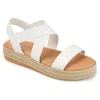 JOURNEE COLLECTION JOURNEE WOMEN'S CAROLINE ESPADRILLE SANDALS
