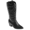 Journee Collection Journee Women's Chantry Wide Calf Boots In Black