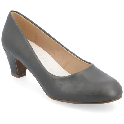 Journee Collection Journee Women's Comfort Luu-m Pumps In Grey