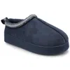 Journee Collection Connway Faux Shearling Lined Slipper In Blue