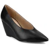 Journee Collection Journee Women's Danika Dress Wedges In Black