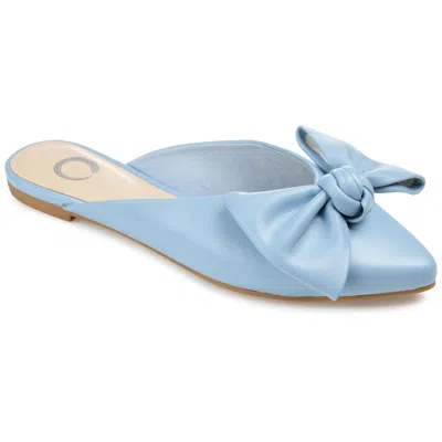 Journee Collection Journee Women's Dott Mule In Blue