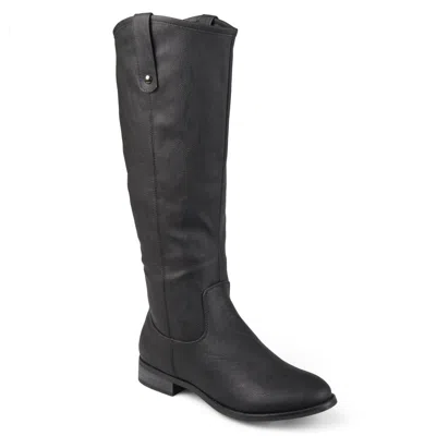 Journee Collection Journee Women's Extra Wide Calf Taven Boot In Black