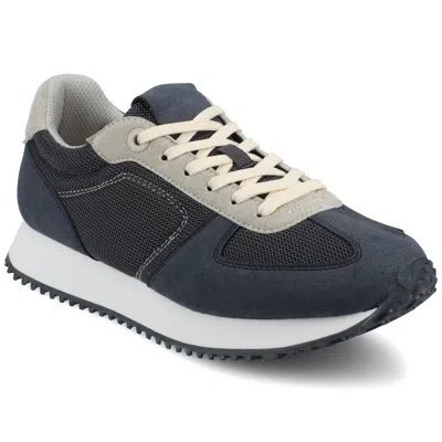 Journee Collection Journee Women's Flow Casual Sneakers In Blue