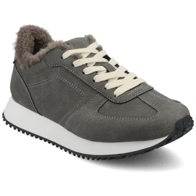 Journee Collection Journee Women's Flow Casual Sneakers In Pink