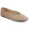 Journee Collection Fortune Flat In Neutral