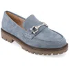 Journee Collection Jessamy Lug Loafer In Blue