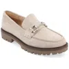 Journee Collection Jessamy Lug Loafer In Grey