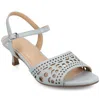 Journee Collection Jessly Ankle Strap Sandal In Blue