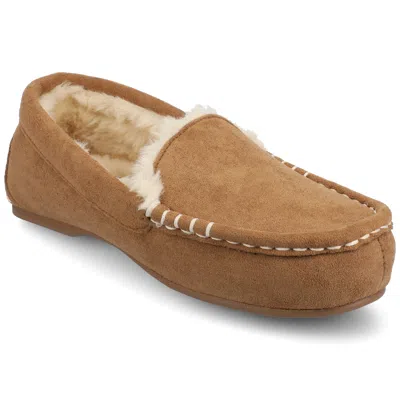 Journee Collection Journee Women's Jetah Slippers In Brown