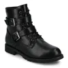 Journee Collection Juliah Buckle Boot In Black