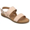 Journee Collection Journee Women's Lavine Wide Width Multi Strap Flat Sandals In Gold