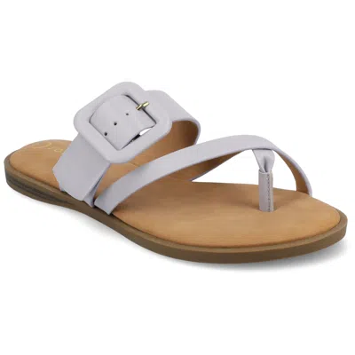 JOURNEE COLLECTION JOURNEE WOMEN'S LAYRA FLAT SANDALS
