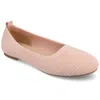 Journee Collection Journee Women's Maryann Medium And Wide Width Dress Flats In Pink