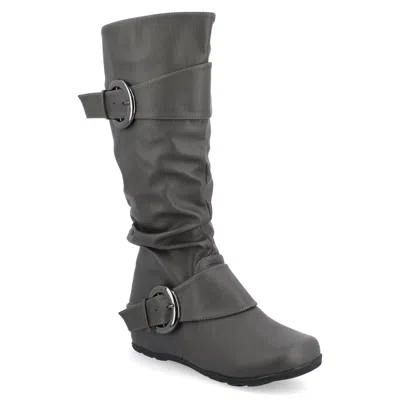 Journee Collection Journee Women's Paris Boot In Grey