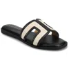 Journee Collection Women's Primah Slide Flat Sandals In Beige