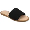 Journee Collection Journee Women's Prisilla Medium And Wide Width Flat Sandals
