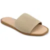 Journee Collection Prisilla Slide Sandal In White