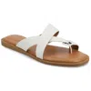 Journee Collection Prizzie Flat Slide Sandal In Beige