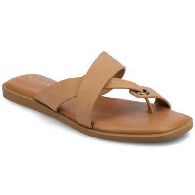 JOURNEE COLLECTION JOURNEE WOMEN'S PRIZZIE FLAT SANDALS