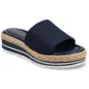 Journee Collection Rosey Wedge Sandal In Blue